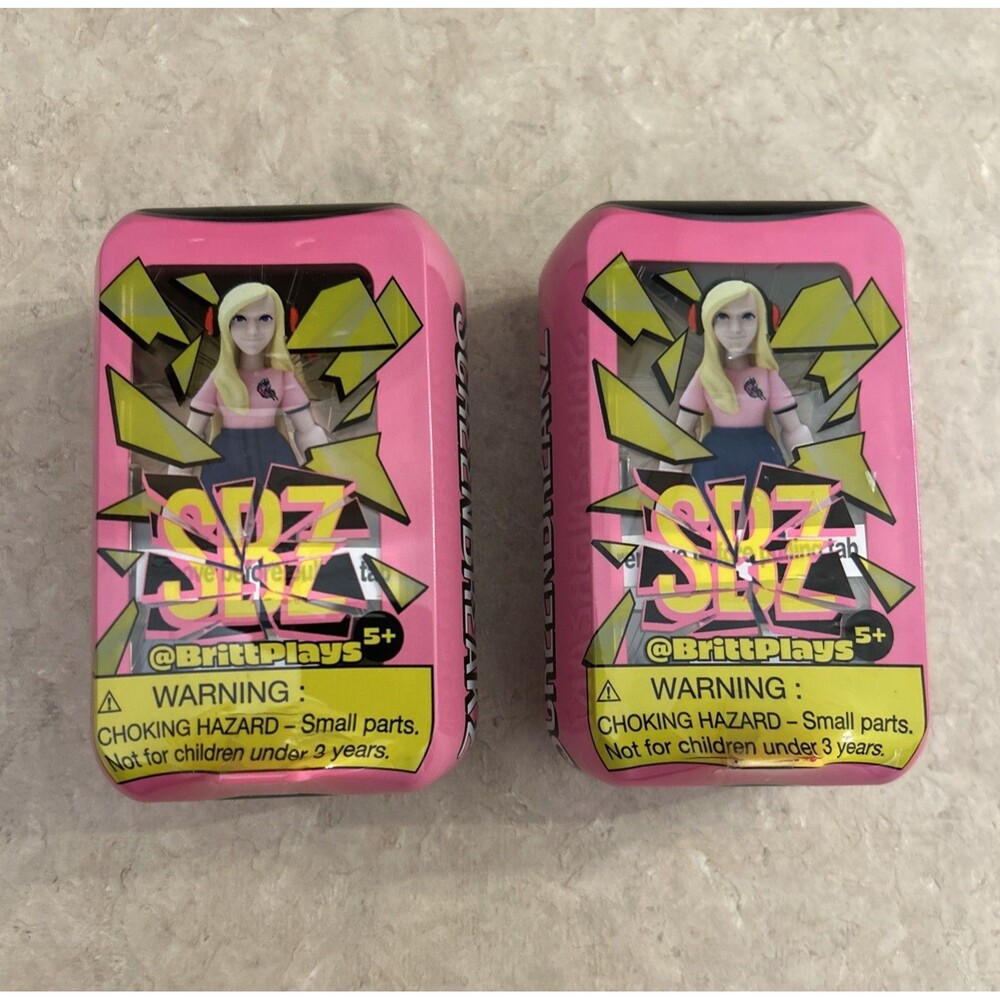 Lot Of 2 | ScreenBreakZ | @BrittPlays 4.5" Collectible Figure SEALED | SBZ